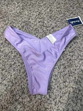 Abercrombie & Fitch Lavender V-Cut Bikini Bottom